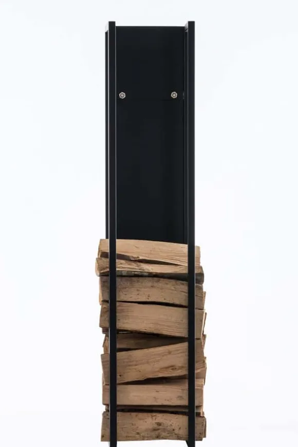 StandhoodTrek Spark - Fire Wood Holder - Høj kvalitet og bæredygtighed Farve: Matte sort | Størrelse: 180 cm