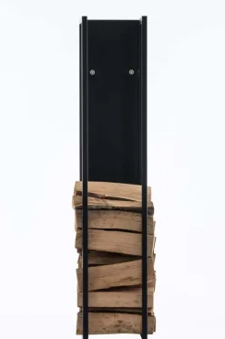 StandhoodTrek Spark - Fire Wood Holder - Høj kvalitet og bæredygtighed Farve: Matte sort | Størrelse: 80 cm