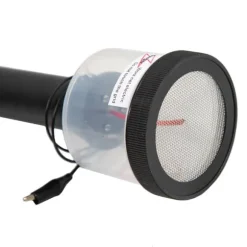 Statisk græs applikator - Elektrostatisk flocking maskine - 5000 V udgang - DC 3 V - ABS - Skridsikkert håndtag, 2 sigter - Sort
