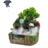 Stenbed Springvand, Harpiks, 30*18*33 cm, Akryl Fiskedam, 220V, Atomizer Inkluderet