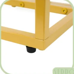 Stående blomsterstativ, metalhylde, blomsterstativ, planter, potter, 4 niveauer