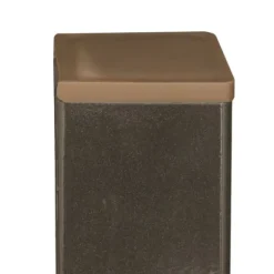 Stående vandhane med slangeholder, 107,5x25x18 cm, brun