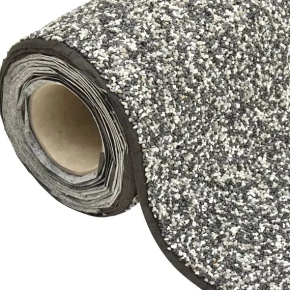 Stenfolie til havedam 150x60 cm - Holdbar og naturlig | Farve: Grå