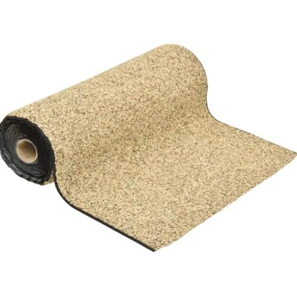 Stenfolie til vandløb - Holdbar PP-fleece | Størrelse: 500x60 cm | Farve: Naturligt sand