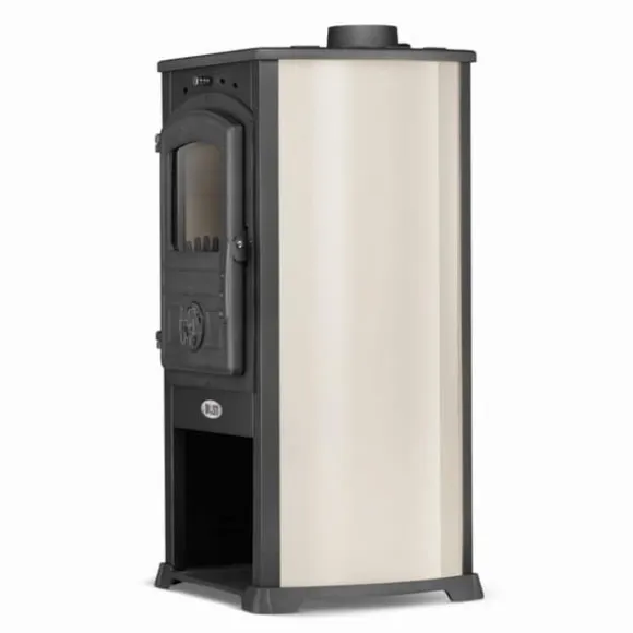 Stilfuld brændeovn - klassisk design - 10 kW effekt - op til 100 m²