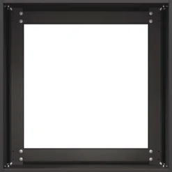 Stilfuld plantekasse i koldvalset stål - Højbed | Farve: Sort | Størrelse: 40x40x40 cm