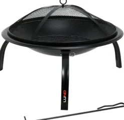 STÅLPELDSPEJS MED FOLDBARE BEN 56*39CM - W-99912