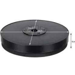 Stort solcelledrevet springvand | Batteri og RGB belysning | 16 cm