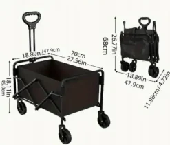 Strand, Camping, Have, Foldevogn 100 Kg, Lommer