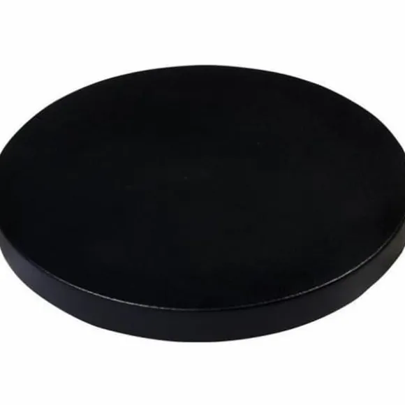 Støtte med hjul til potter Nature Sort polypropylen (Ø 29,2 x 4 cm)