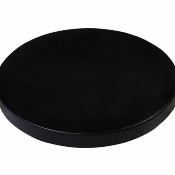 Støtte med hjul til potter Nature Sort polypropylen (Ø 29,2 x 4 cm)
