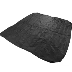 Støvbetræk til udendørs badekar 190 sølvbelagt polyestertaft vandtæt varm kildebetræk firkantet spabad regntæt betræk 210x210x30cm sort