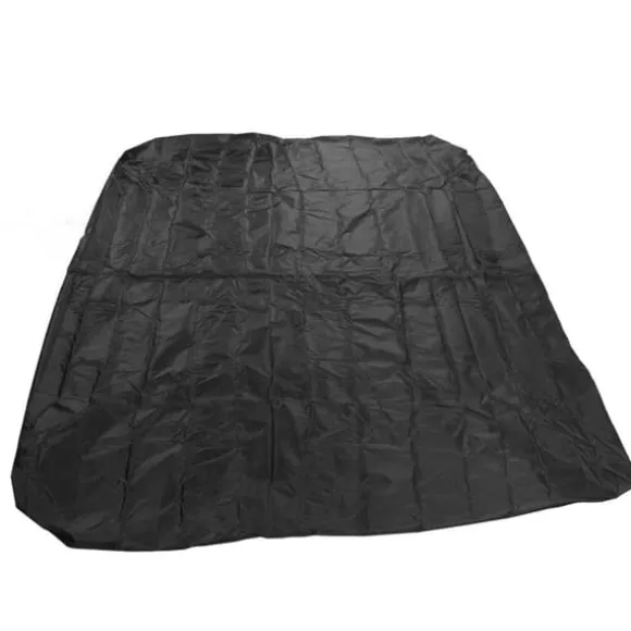 Støvbetræk til udendørs badekar 190 sølvbelagt polyestertaft vandtæt varm kildebetræk firkantet spabad regntæt betræk 210x210x30cm sort