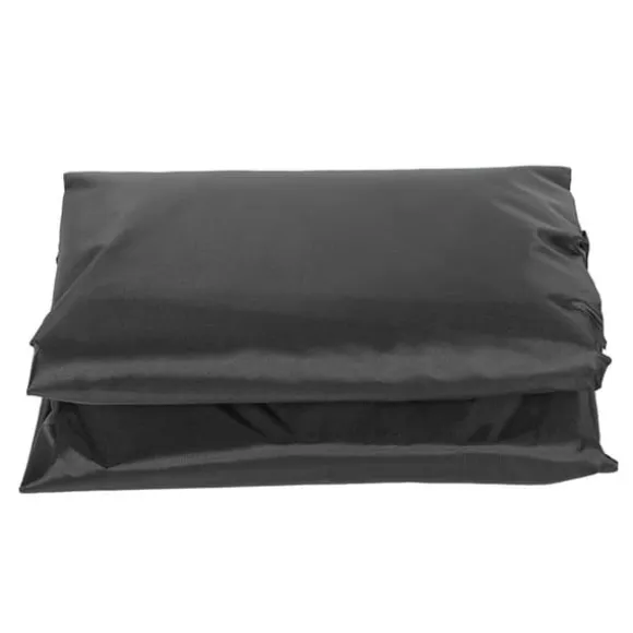 Støvbetræk til udendørs badekar 190 sølvbelagt polyestertaft vandtæt varm kildebetræk firkantet spabad regntæt betræk 210x210x30cm sort