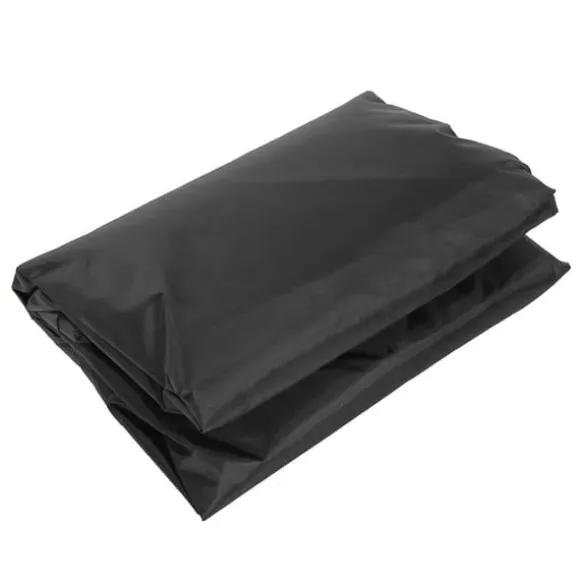 Støvbetræk til udendørs badekar 190 sølvbelagt polyestertaft vandtæt varm kildebetræk firkantet spabad regntæt betræk 210x210x30cm sort
