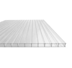 Stykke drivhus flervægsplade / klar polycarbonat 700x1500mm - 6mm, 4 stk.