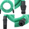 Sugeslange med messingkoblinger 1" 10 m PVC grøn - Sugeslange - Sugeslanger - Home & Living