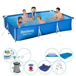 Super Deal Pool - Bestway Steel Pro Rektangulær 300x201x66 cm