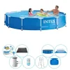 Super Deal Pool - Intex Metalramme Rund 366x76 cm