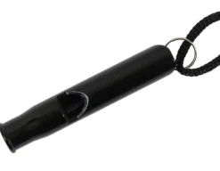 Survival Whistle - Aluminium - Sort