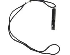 Survival Whistle - Aluminium - Sort