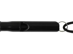 Survival Whistle - Aluminium - Sort