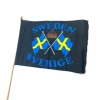 Svensk flag på pind