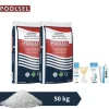Swimming Pool Salt Polish - Velegnet til saltvandssystem - 50 kg & WAYS skrubbebørste