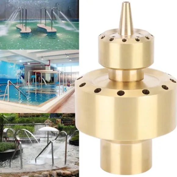Swimming Pool Spa Kobber Sprøjtedyse Have Vandfontæne Sprinkler Sprøjtehoved Indvendigt gevind DN25