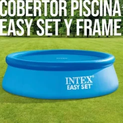 Swimmingpool Cover Intex 29023 EASY SET/METAL FRAME Ø 448 cm 419 x 419 cm