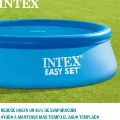 Swimmingpool Cover Intex 29023 EASY SET/METAL FRAME Ø 448 cm 419 x 419 cm