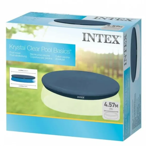 Swimmingpool Cover Intex 28023 EASY SET Ø 457 cm 457 x 20 x 457 cm