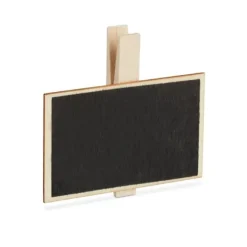 Tavleklips, 7x7,5x1,5 cm, Sort