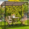 Terrasse Grilltelt, 216x134x211 cm, Brun