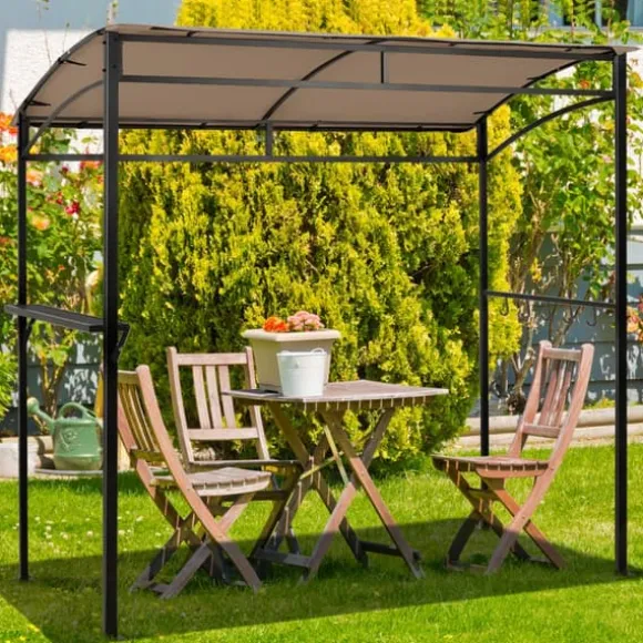 Terrasse Grilltelt, 216x134x211 cm, Brun