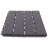 Terrassefliser - Klik-/Interlocking gulvfliser - PP-plast - 22-pak - Udendørs - DIY montering