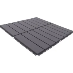 Terrassefliser - Klik-/Interlocking gulvfliser - PP-plast - 22-pak - Udendørs - DIY montering