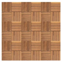 Terrassefliser, Sammenkoblingsdesign, Vejrbestandige,Brun