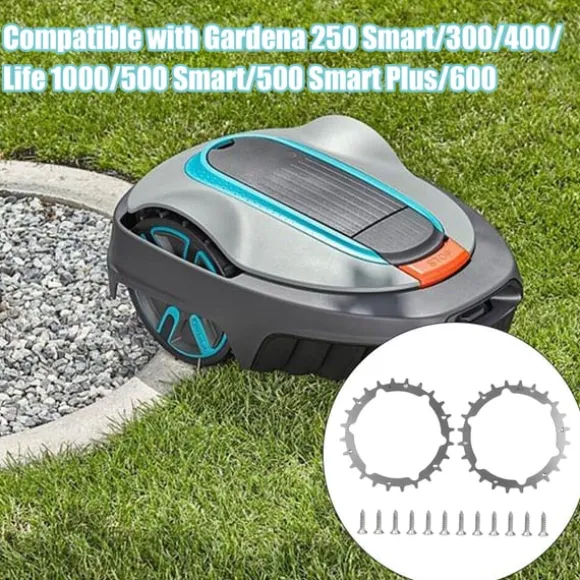 Terrænhjul til Gardena 250 Smart/300/400/Life 1000/500 Smart Plus/600