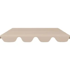 The Living Store baldakin til havegynge 188/168x145/110 cm beige - Festtelte & havepavilloner – tage