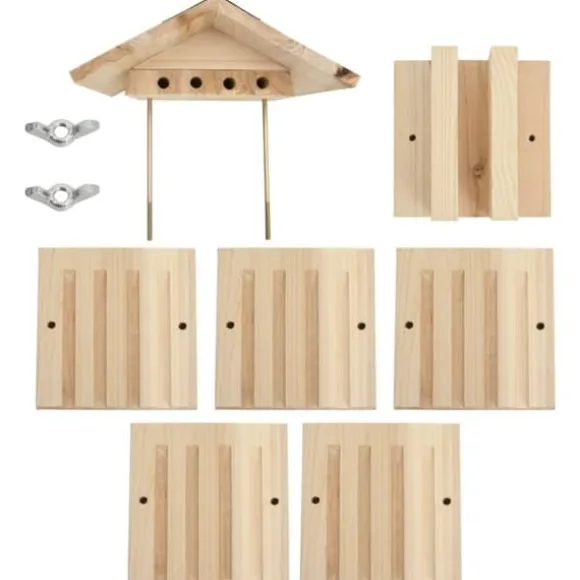 The Living Store bihotel 22x20x20 cm massivt fyrretræ - Huse & bure til små dyr
