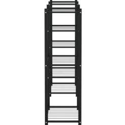 The Living Store blomsterstativ 83x25x80 cm jern sort - Planteborde