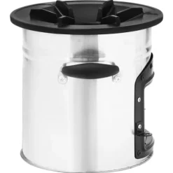 The Living Store campingovn 45,5x33x25,5 cm rustfrit stål sølvfarvet - Ildsteder
