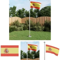 The Living Store det spanske flag 90x150 cm - Flag & vimpler