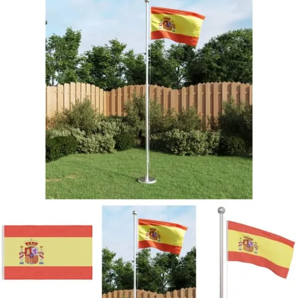 The Living Store det spanske flag 90x150 cm - Flag & vimpler