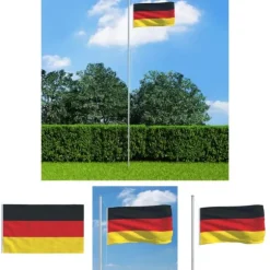 The Living Store det tyske flag 90x150 cm - Flag & vimpler