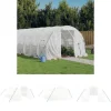 The Living Store drivhus med stålstel 18 m² 6x3x2 m hvid - Drivhuse