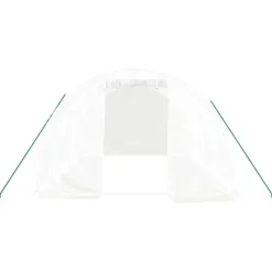 The Living Store drivhus med stålstel 12 m² 4x3x2 m hvid - Drivhuse