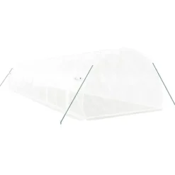The Living Store drivhus med stålstel 36 m² 12x3x2 m hvid - Drivhuse