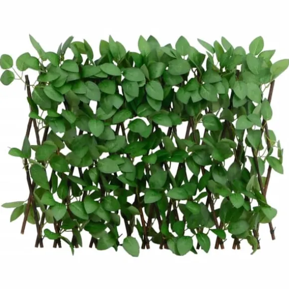 The Living Store espalier med kunstig vedbend 180x30 cm udvidelig grøn - Havehegn
